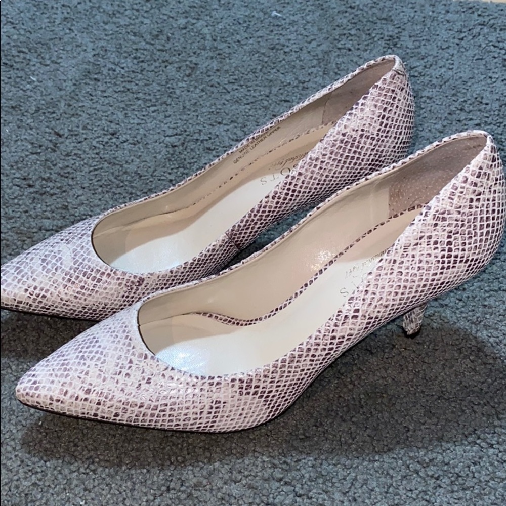 Snakeskin Heels